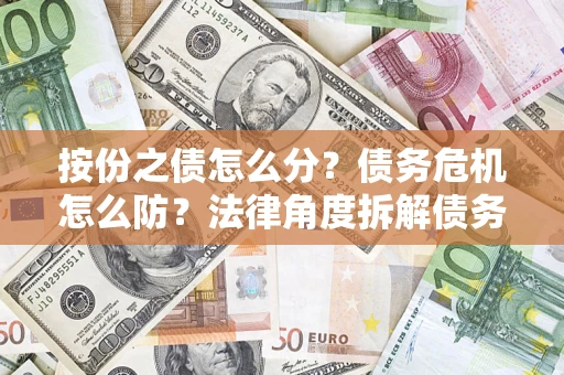 济南按份之债怎么分？债务危机怎么防？法律角度拆解债务分配与风险自保指南