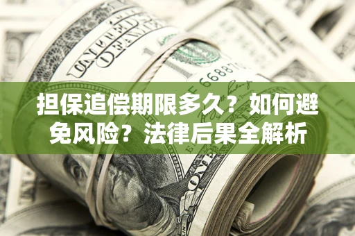 济南担保追偿期限多久？如何避免风险？法律后果全解析