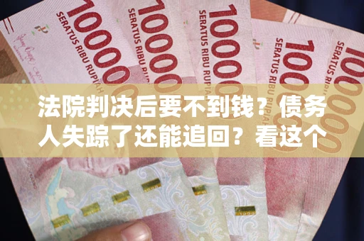 济南法院判决后要不到钱？债务人失踪了还能追回？看这个方法！