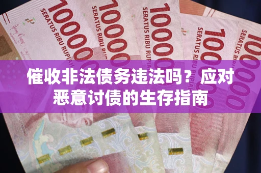 济南催收非法债务违法吗？应对恶意讨债的生存指南
