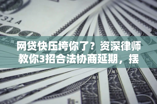 济南网贷快压垮你了？资深律师教你3招合法协商延期，摆脱暴力催收！