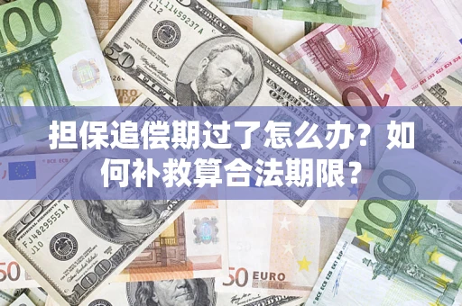 济南担保追偿期过了怎么办？如何补救算合法期限？