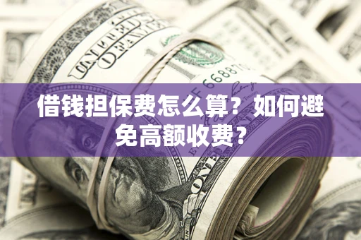 济南借钱担保费怎么算？如何避免高额收费？